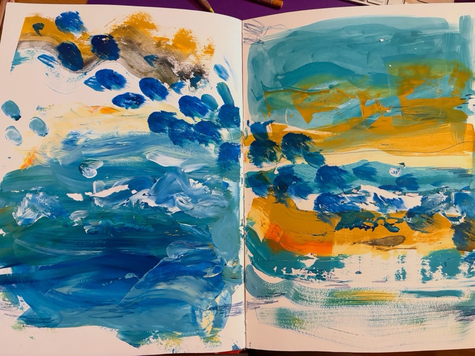 Cádiz sea sketch